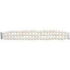 Pearl 3-Strand Bracelet - Image 2