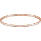 Accented Stackable Bangle Bracelet