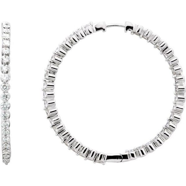 Inside-Outside Hinged Hoop Earrings