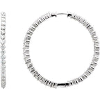 Inside-Outside Hinged Hoop Earrings