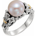 Pearl Fleur-de-lis Ring