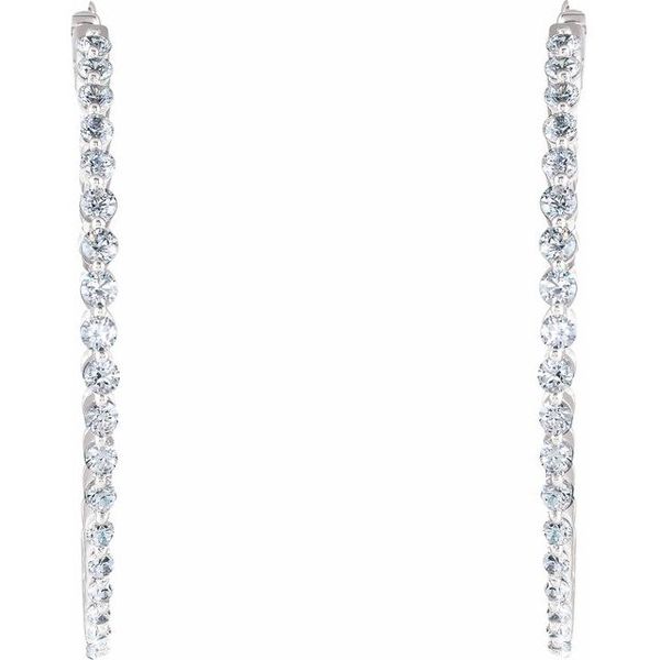 Inside-Outside Hoop Earrings - Image 2