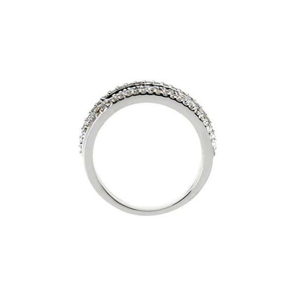 Accented Criss-Cross Ring - Image 2