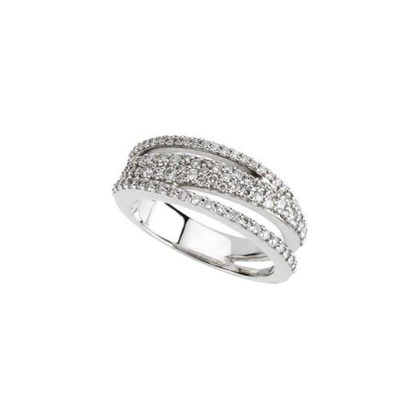 Accented Criss-Cross Ring - Image 5