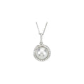 Halo-Style Pearl Necklace