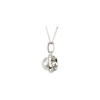 Halo-Style Pearl Necklace - Image 2