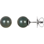 Pearl Stud Earrings - Image 2