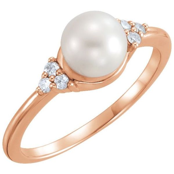 Accented Pearl Ring