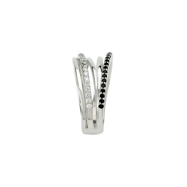 Accented Criss-Cross Ring - Image 3