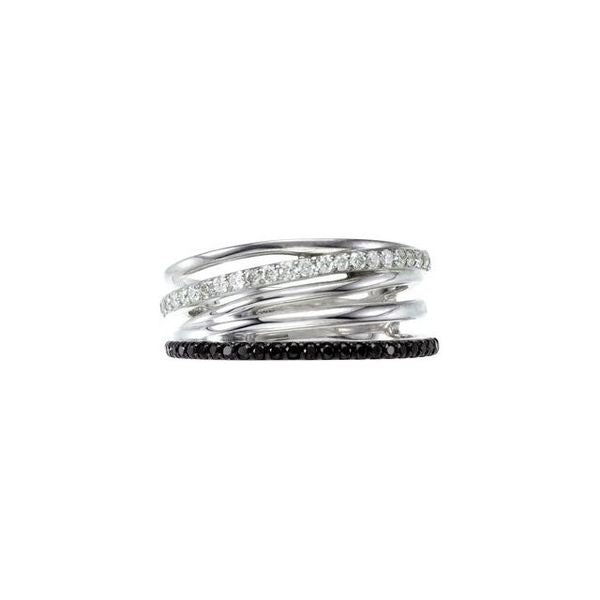 Accented Criss-Cross Ring - Image 4