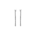 Floral U-Hoop Earrings - Image 2