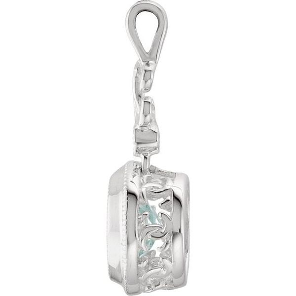 Bezel-Set Granulated Pendant - Image 2