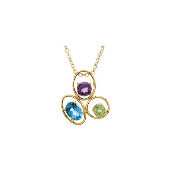 Three-Stone Necklace