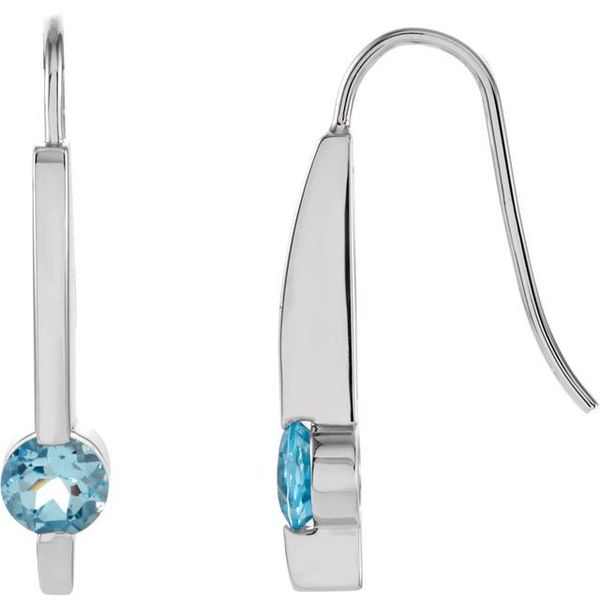 Accented Bar Earrings
