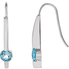Accented Bar Earrings