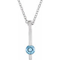 Accented Bar Necklace