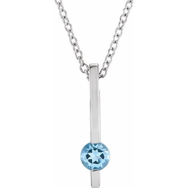 Accented Bar Necklace