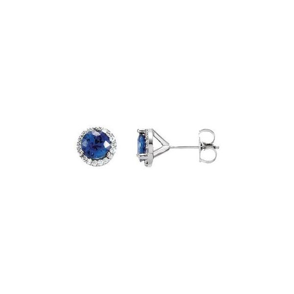 Halo-Style Stud Earrings