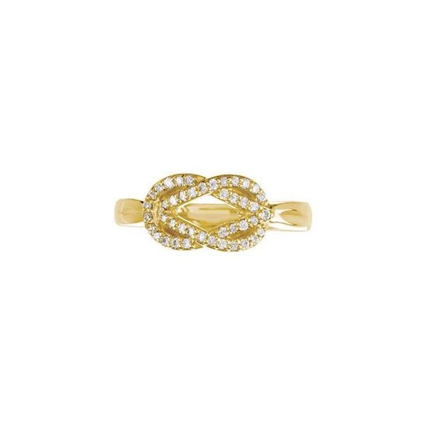 Accented Knot Ring - Image 3