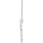 Petite Heart Key Necklace - Image 2