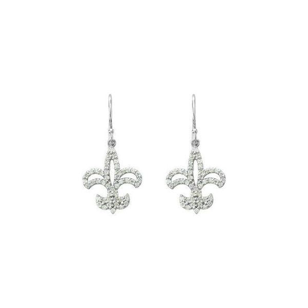 Fleur-de-lis Earrings - Image 2