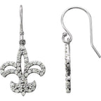 Fleur-de-lis Earrings - Image 3