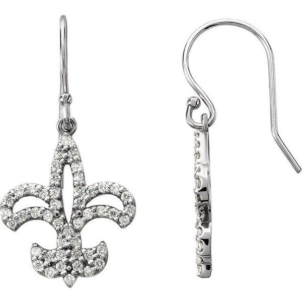 Fleur-de-lis Earrings - Image 3