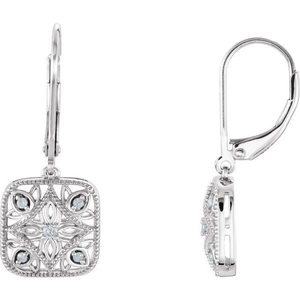 Granulated Filigree Earrings