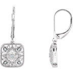 Granulated Filigree Earrings