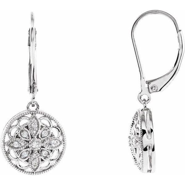 Granulated Filigree Earrings