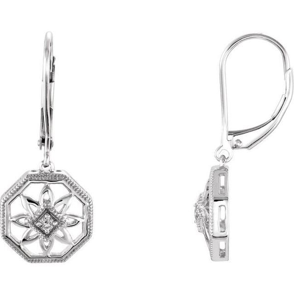 Granulated Filigree Earrings