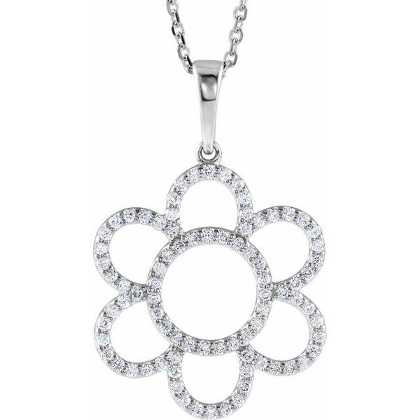 Accented Floral Necklace