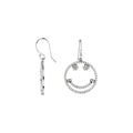 Accented Smiley Face Earrings