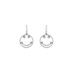 Accented Smiley Face Earrings - Image 2