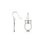 Accented Owl Earrings