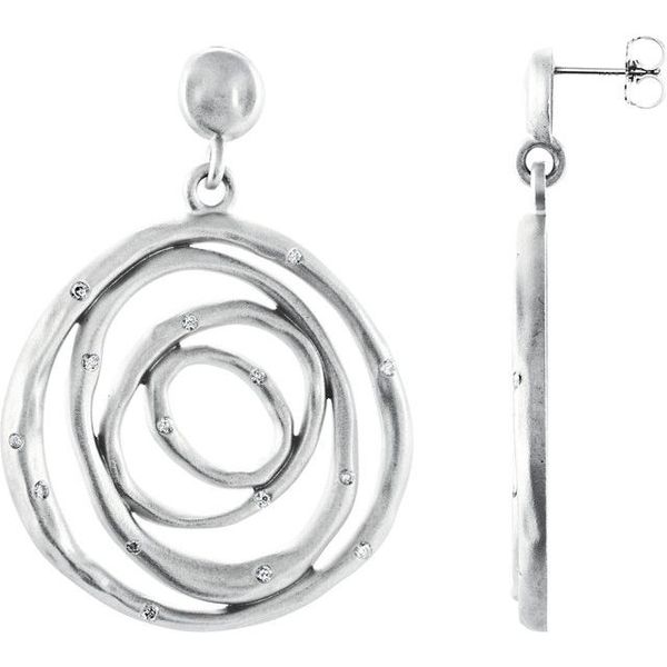 Accented Circle Earrings