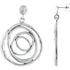 Accented Circle Earrings