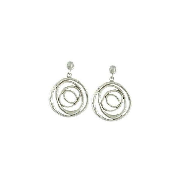 Accented Circle Earrings - Image 2