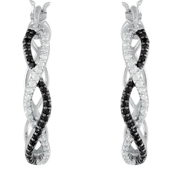 Accented Hoop Earrings