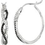 Accented Hoop Earrings - Image 2