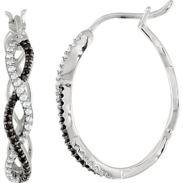 Accented Hoop Earrings - Image 2