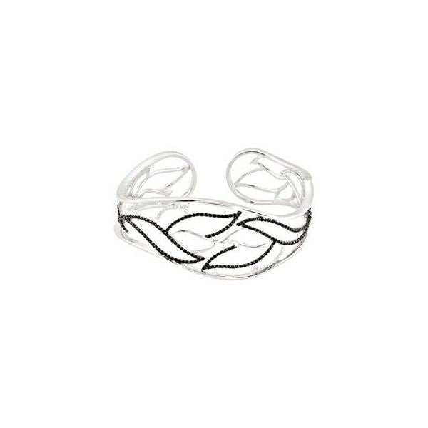 Accented Hinged Cuff Bracelet