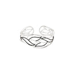 Accented Hinged Cuff Bracelet