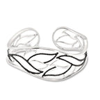 Accented Hinged Cuff Bracelet - Image 2