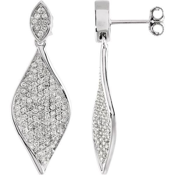 Pavé-Style Earrings