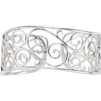 Filigree Scroll Cuff Bracelet - Image 2