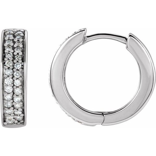 Accented Hoop Earrings