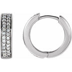 Accented Hoop Earrings