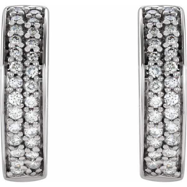 Accented Hoop Earrings - Image 2
