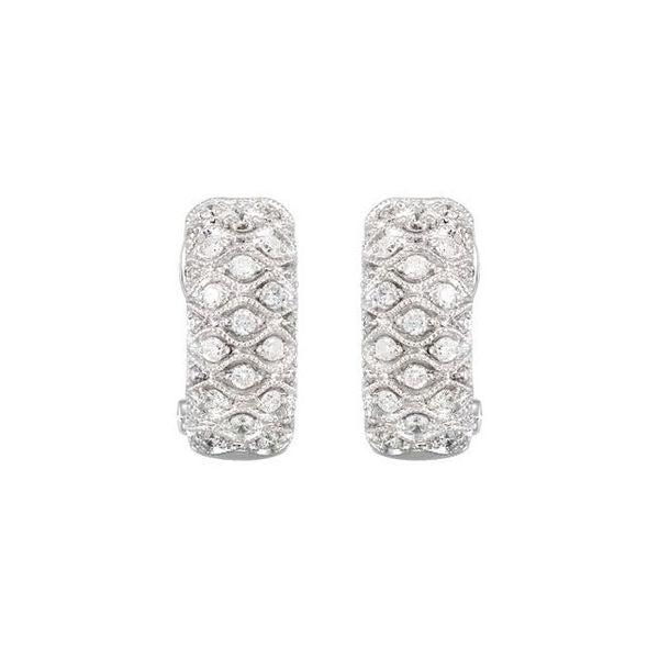 Accented Clip Earrings - Image 2